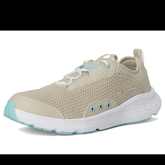 Size 12 Columbia Womens PFG Castback Non Slip Boat Shoe, Fossil/Spray, - Picture 6 of 6